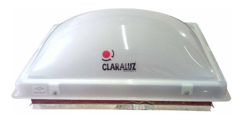 Claraboya Acrílico Bco Reforzada Techo 50x50 Base Galvanizad 0