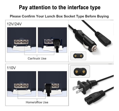 Andmenow 12/24v/uso En Coche, 110v Uso En El Hogar/oficina C 1