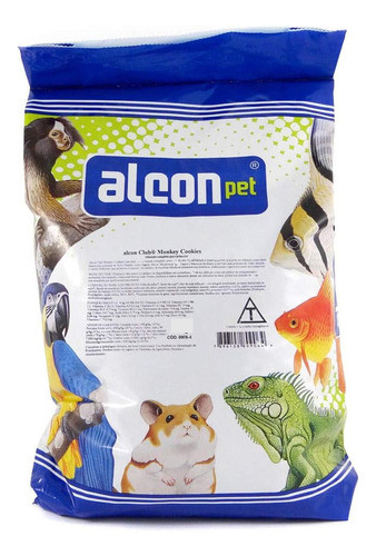 Alimento Completo Cookies Macaco Sagui Primatas 4kg Alcon 1