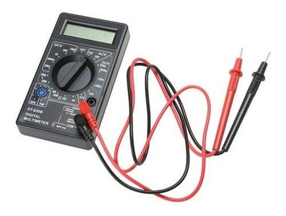Multimetro Tester Digital C/ Cables Buffer Siway 0