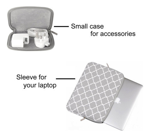 Mosiso Quatrefoil Funda Protectora Laptop 12 1