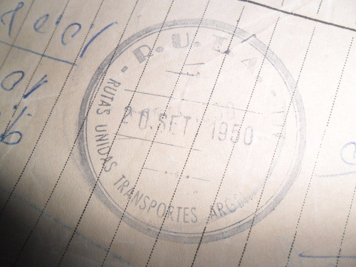 Ferreteria Francesa Estrabou & Co Boleta Año 1950 Sello 1