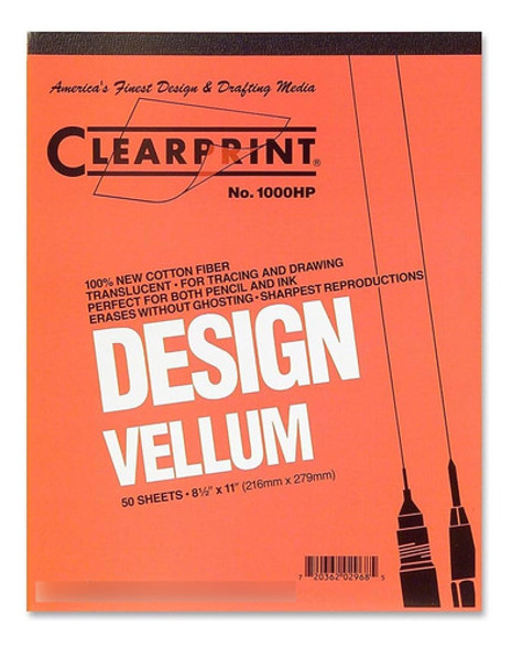 Staedtler Mars Papel Vellum, 16#, 2159 X 2794 Cm, 50 Hojas 0