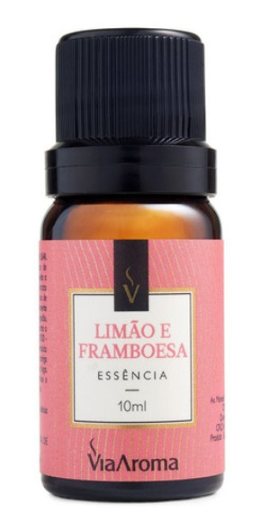 Essência Aromática Limão E Framboesa 10ml - Via Aroma 0