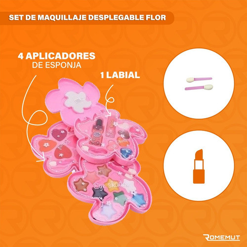 Maquillaje Para Nenas Set Pinturitas De Belleza 1