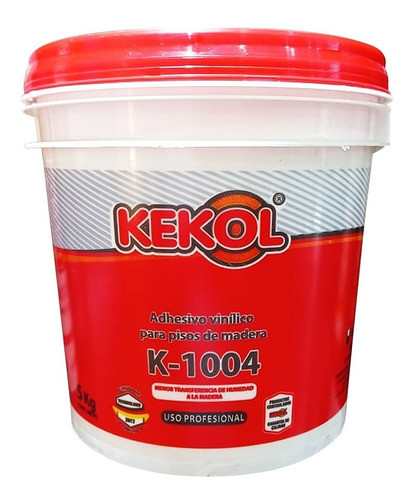 Pegamento Para Piso Parquet Monocomponente Kekol K-1004 5 Kg 0