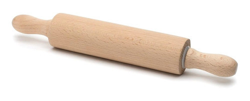 Palo De Amasar, Madera 41 Cm Largo, Rodillo Giratorio, 11890 0