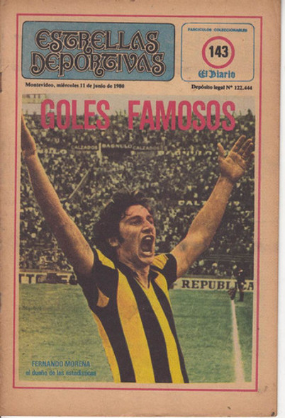 Futbol Uruguay Goles Famosos Morena Y Otros Fasciculo 1980 0