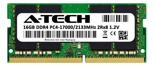 A-tech 16gb Ddr4 2133 Mhz Sodimm Pc4-17000 (pc4-2133p) Cl15 1