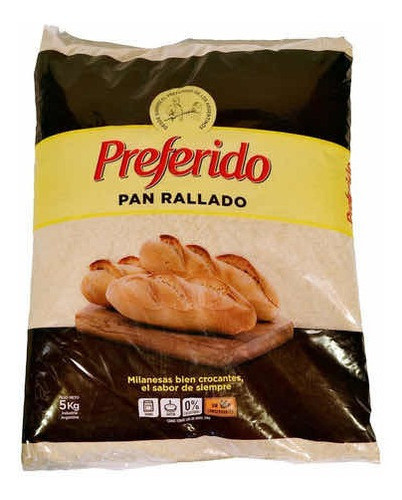 Pan Rallado Preferido X 5 Kg 0