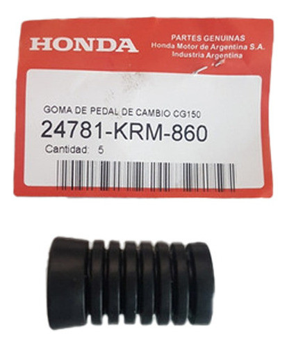 Goma De Pedal De Cambio Honda Cbx 250 Original Genamax 0