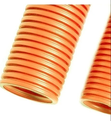Caño Corrugado Naranja Flexible 5/8 Recorte 2,5mts 0
