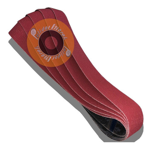 3 Bandas Lijas 75x2000 Ceramica Para Lijadora Carrusel 0