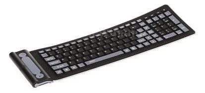 Flexible Enrollable Impermeable Lavable Silicona Teclado Ina 0