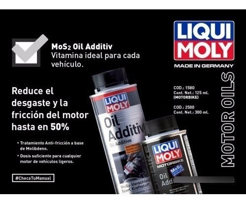 Liqui Moly Oil Additiv Mos2 Proteccion Antidesgaste 1