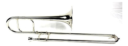 Nuevo Trombón Eb Alto Con Estuche Y Boquilla, Acabado Niquel 1