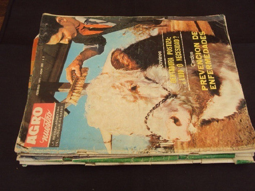 Lote Revista Agro (7 Ejs) Decada Del '70 0