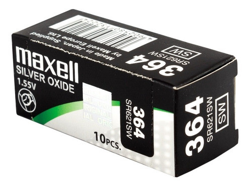 Pilas.reloj 621 Maxell 364 Caja De 100 Pilas 0