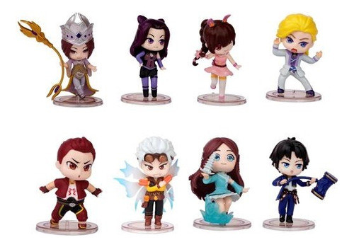 Set X8 Figuras Soul Land Douluo Continent Gashapones 0