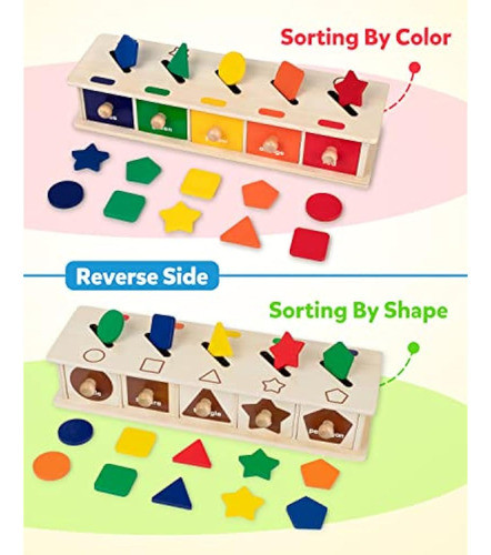 Coogam Montessori Toys - Caja De Clasificación De 1