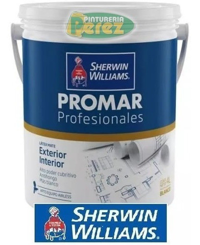 Latex Profesional Ext - Int Sherwin Williams 20 Lts. Pintura 0