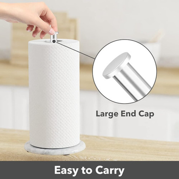Susswiff Paper Towel Holder Countertop Con Base De Mármol Na 1