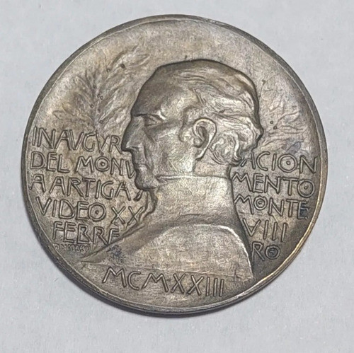 Medalla Inauguración Monumento A Artigas 1923/ 34 Mm - 1094 0