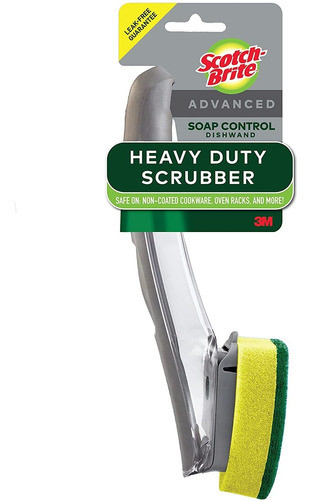 Cepillo Para Limpiar Platos Scotchbrite (dispenser De Jabon) 0