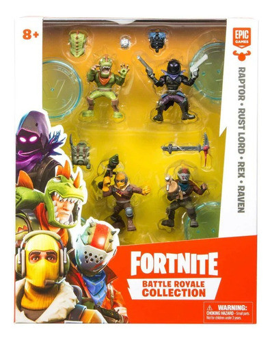 Fortnite Battle Royale Collection Rex, Raven, Raptor, Rusty 1
