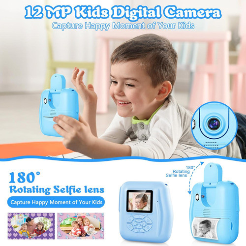 Cámara Digital Para Niños Con Conexión De Video Selfie Y 32g 1