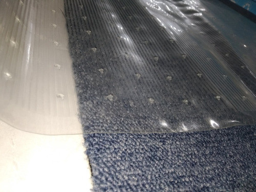 Camino Plastico Protector Pvc Alfombras Pisos 68cm X Metro 1