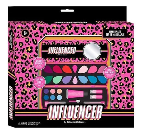 Set De Maquillaje Makeup Triple Influencer Infantil Caja 0