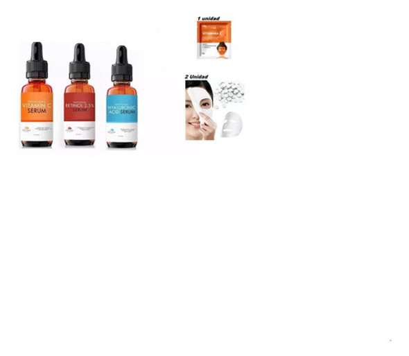 Ácido Hialuronico + Vitamina C + Retinol -trío Petunia Ofert 0