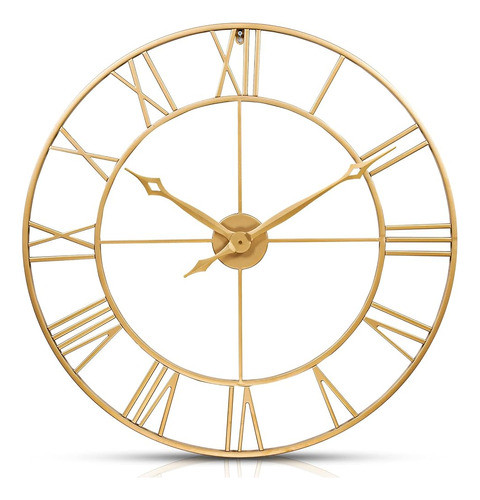 Clxeast 30 Pulgadas De Oro Al Aire Libre Reloj De Pared Inte 0