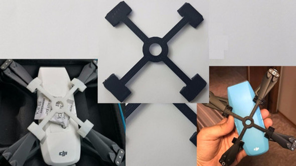 Dji Spark Drone Protetor Trava Helices Segurança Suporte 0