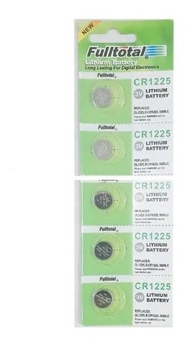 Pack X 5 Blíster (5 Pilas Cada Uno) Cr-1225 Full Total 0