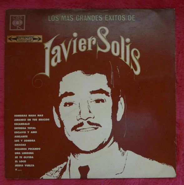 Los Mas Grandes Exitos De Javier Solis - Disco De Vinilo (35 0