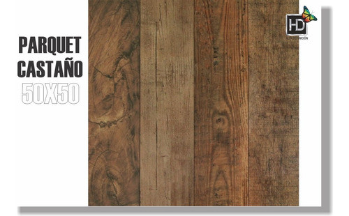 Cerámica Parquet Castaño 45x45 Cm 1ra Cortines - Ceramisur 1