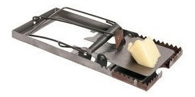 Trampa De Rata Metal Pintada De Negro 1