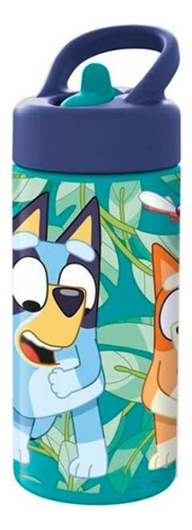 Botella plastica Con Asa Y Sorbete Bluey Playground 1 Botella plastica Con Asa Y Sorbete Bluey Playground 1