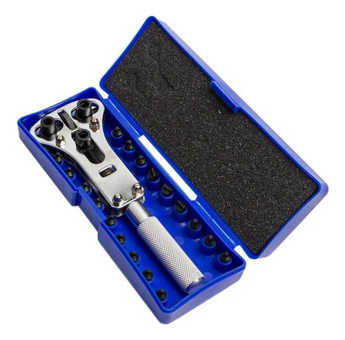 Kit Ferramenta Reparo Troca Bateria Relogio C/estojo 0
