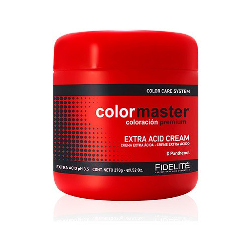 Crema Extra Ácida Ph3,5 D-pantenol Fidelité - 270g - Roja 0