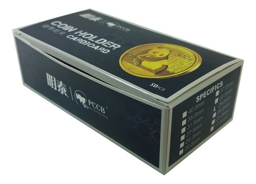 4 Cx Coins Holder Porta Moedas Grampeável Pccb 17,5mm 0