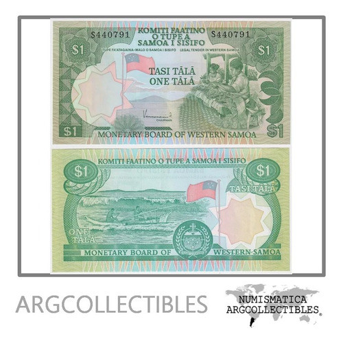 Samoa Billete 1 Tala 1980/2020 P-19 Unc 0