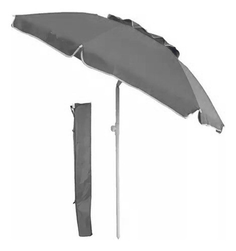Sombrilla De Playa 1.80 Mts Reforzada 100% Protección Uv 0