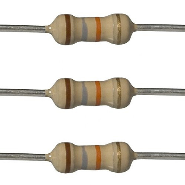 50 Resistencias 2w 18000 Ohms 18k 5% Carbon 0