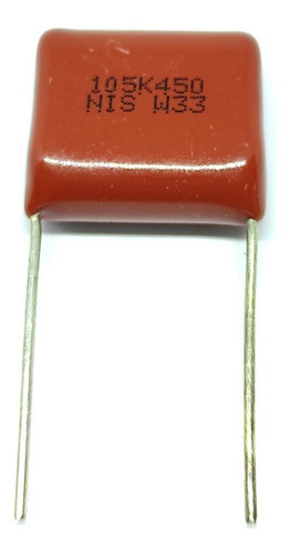 Pack X5 Capacitor Poliester 105k450 105k 450v 0