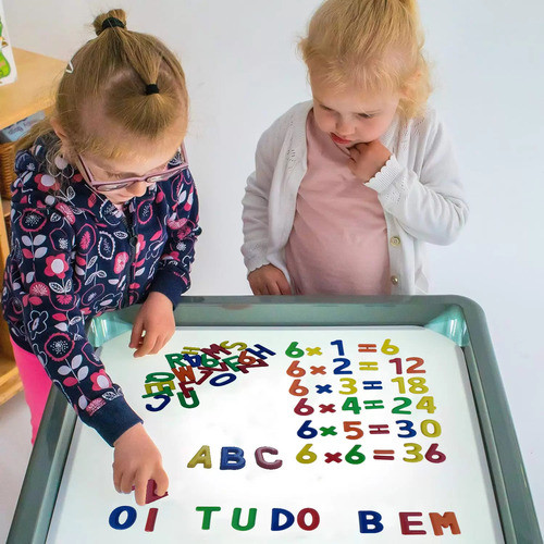 Letras E Números Bolsa 1000 Mil Peças Colorido Educativo 1
