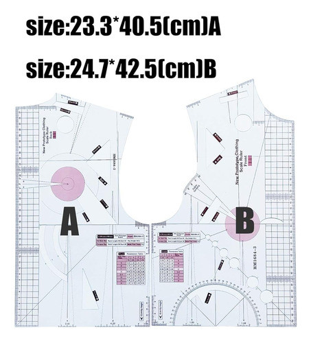 Yicbor 1: 1 Diseño De Moda Regla Cloth Design School Estudia 1