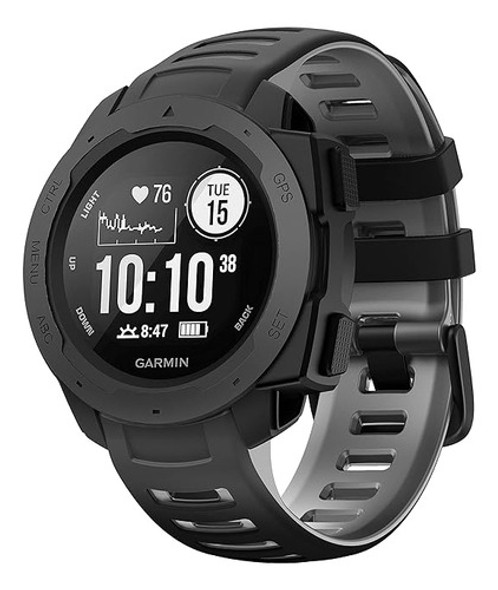 Malla Para Garmin Instinct 2/ Solar/tactical Negri/gris 0